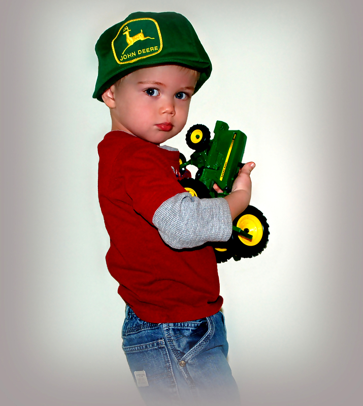 john deere kid23 John Deere Tractors and the Children Who Love Them (25 pics)