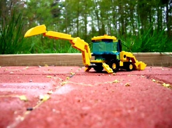 John Deere Lego Backhoe