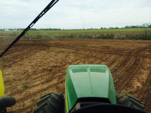 John Deere cab view
