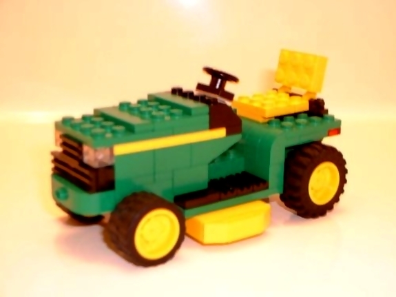 john deere lawnmower lego